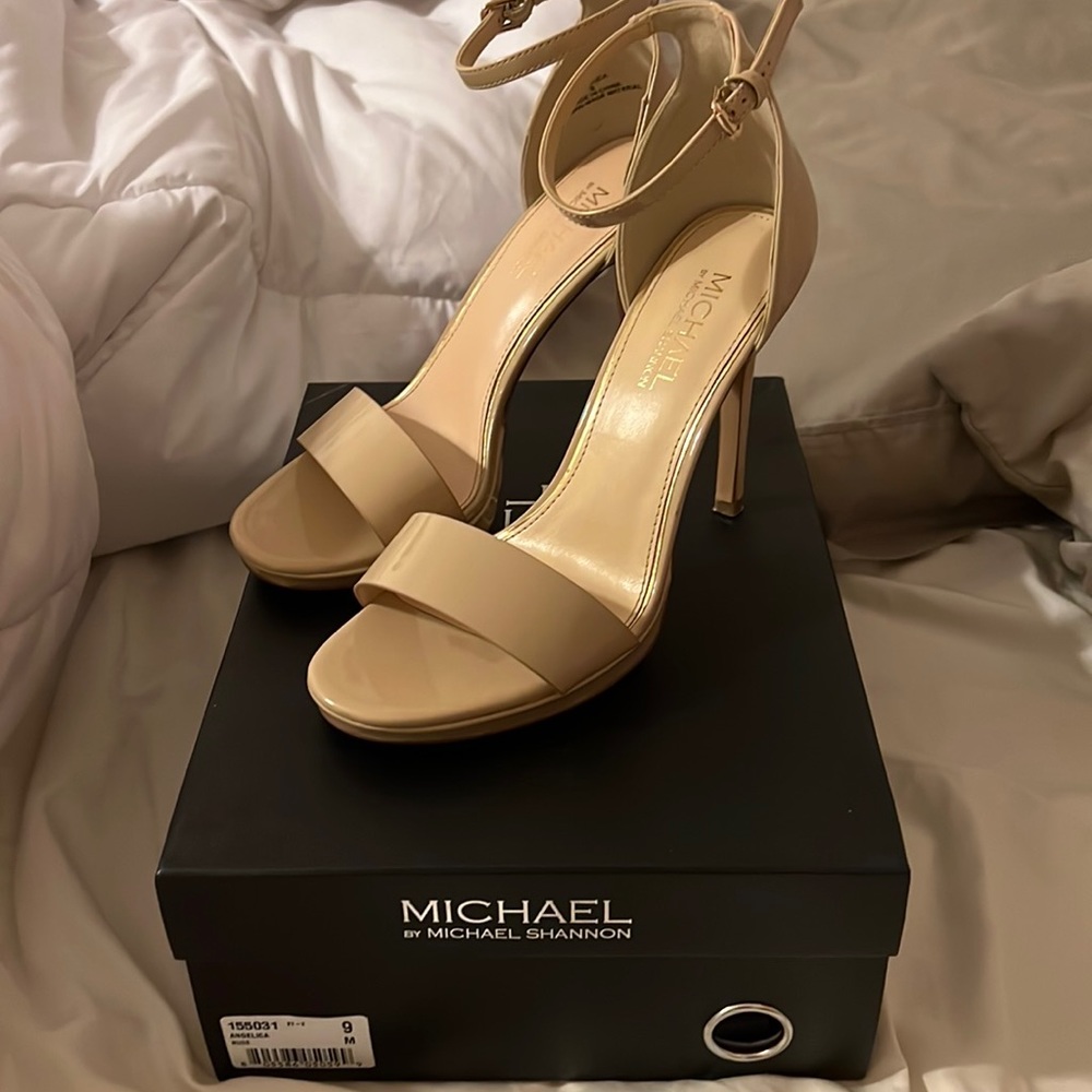 nude michael high heels